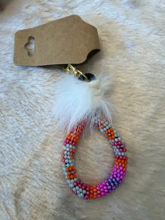 🪡Handmade Beaded Keychain ☀️ ☁️ - Picture 3 of 4